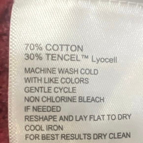 Tommy Bahama pull over sweater mens XL Henley, ribbed, Cotton/tencel-lyocell - Picture 7 of 7